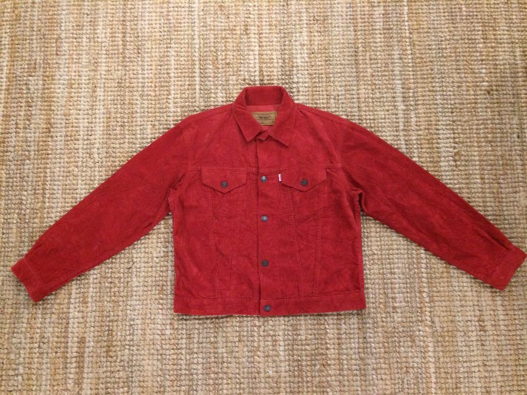 levi's red trucker jacket