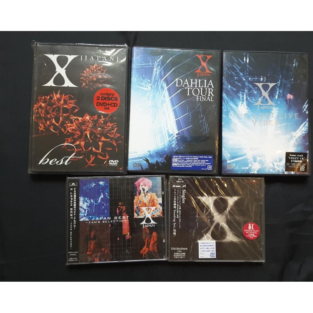 X Japan Dahlia Tour Best Best Fan S Selection X Singles Japan Import Music Media Cds Dvds Other Media On Carousell