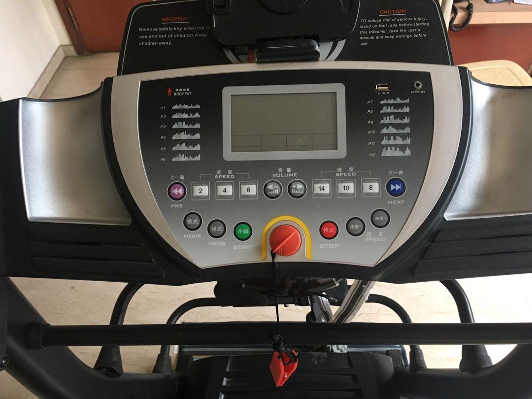 YiJian treadmill Sports Equipment Exercise Fitness Cardio Fitness Machines on Carousell