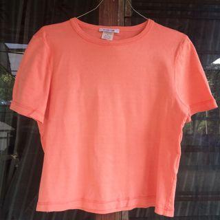 🔥✨ Peach T-Shirt x Tops✨ Atasan Kaos Peach Oranye