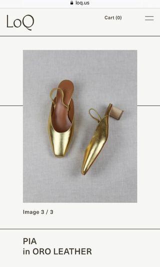 LOQ Pia heels in Oro