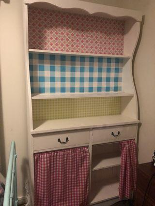 Vintage white shelf