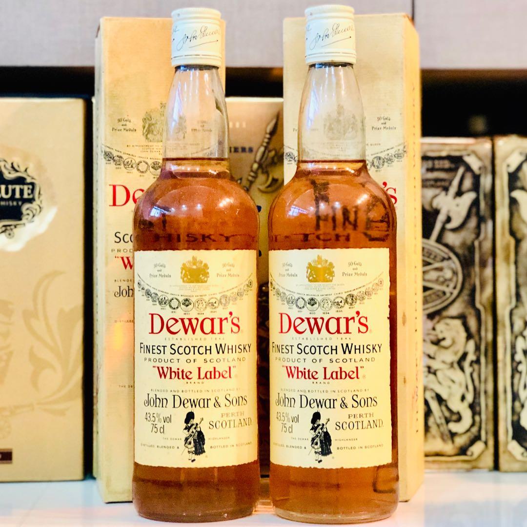 1990 Dewars White Label Whisky 43.5% ABV, Food & Drinks ...