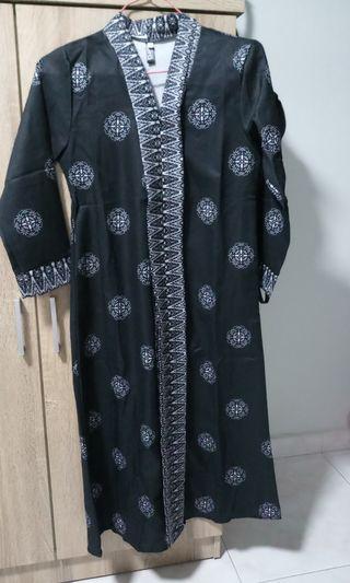 Kids jubah in black