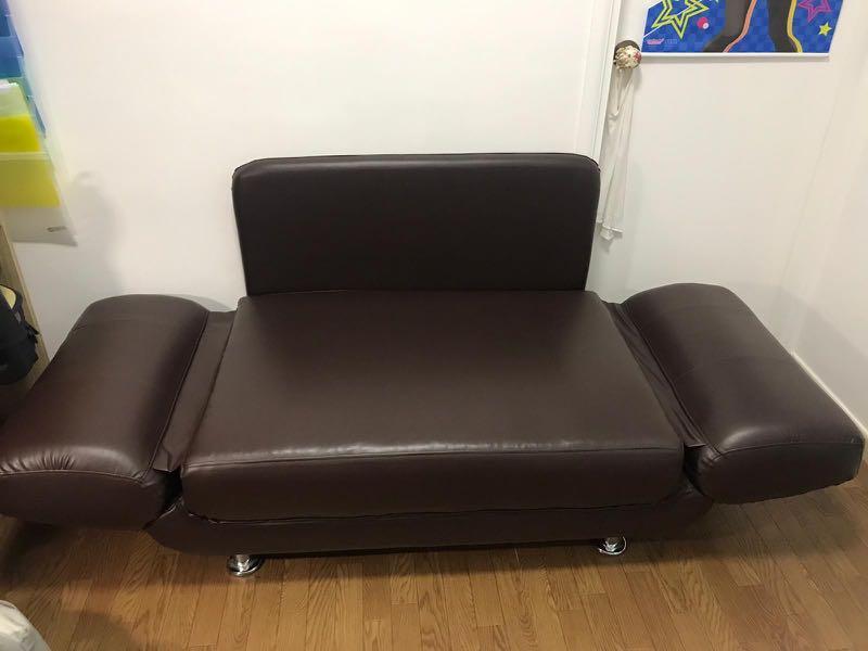synthetic leather sofa