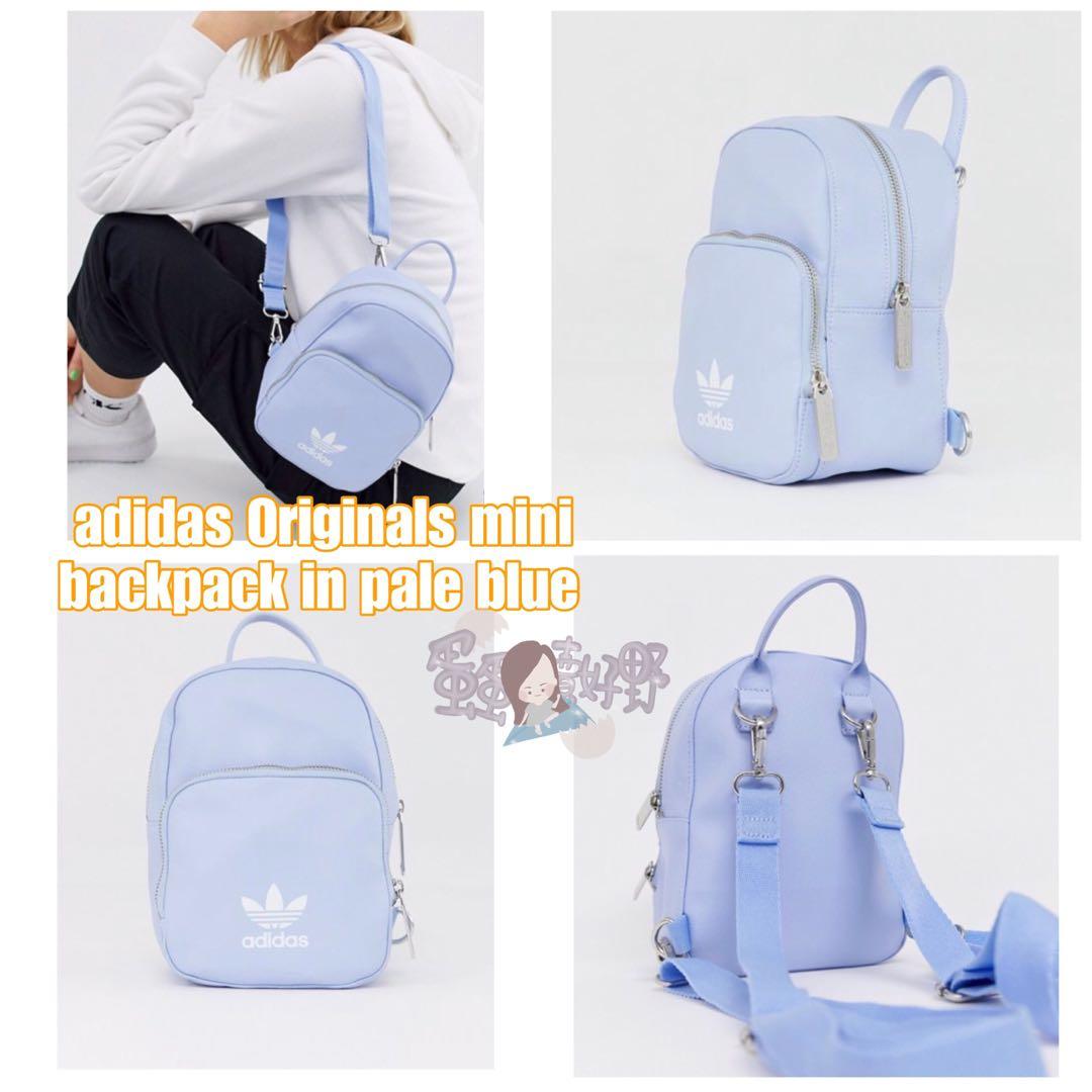 adidas originals mini backpack in pale blue