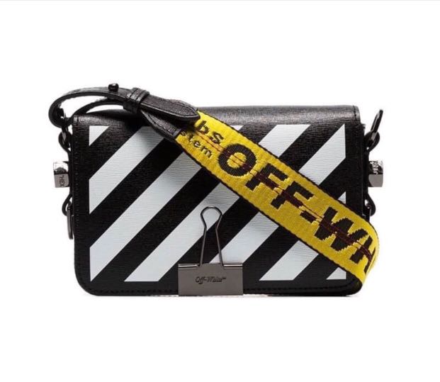 New OFF WHITE Mini Sling Bag Barang Mewah Tas Dompet di