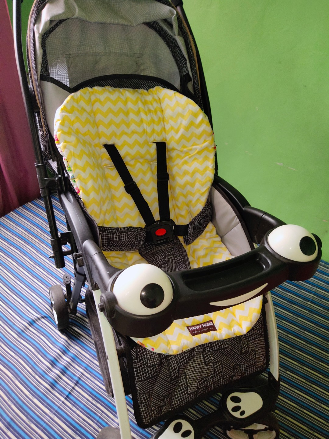 Apruva folding sale deluxe baby stroller