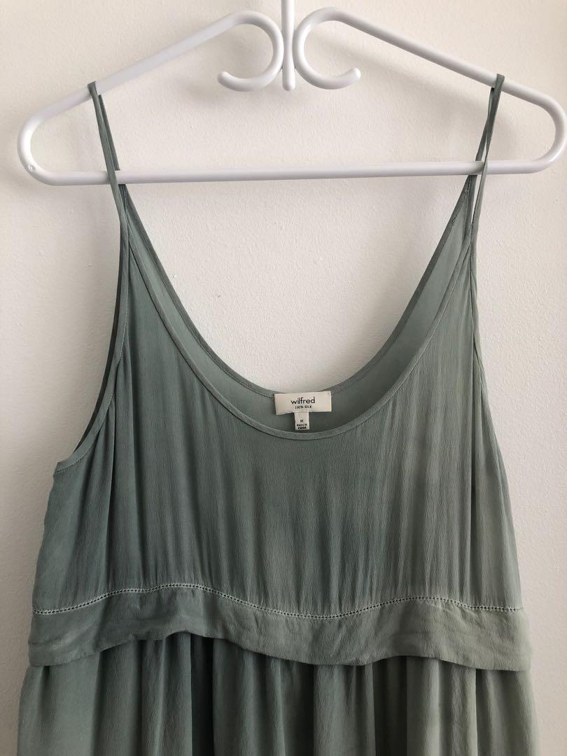 Wilfred silk dress 2025