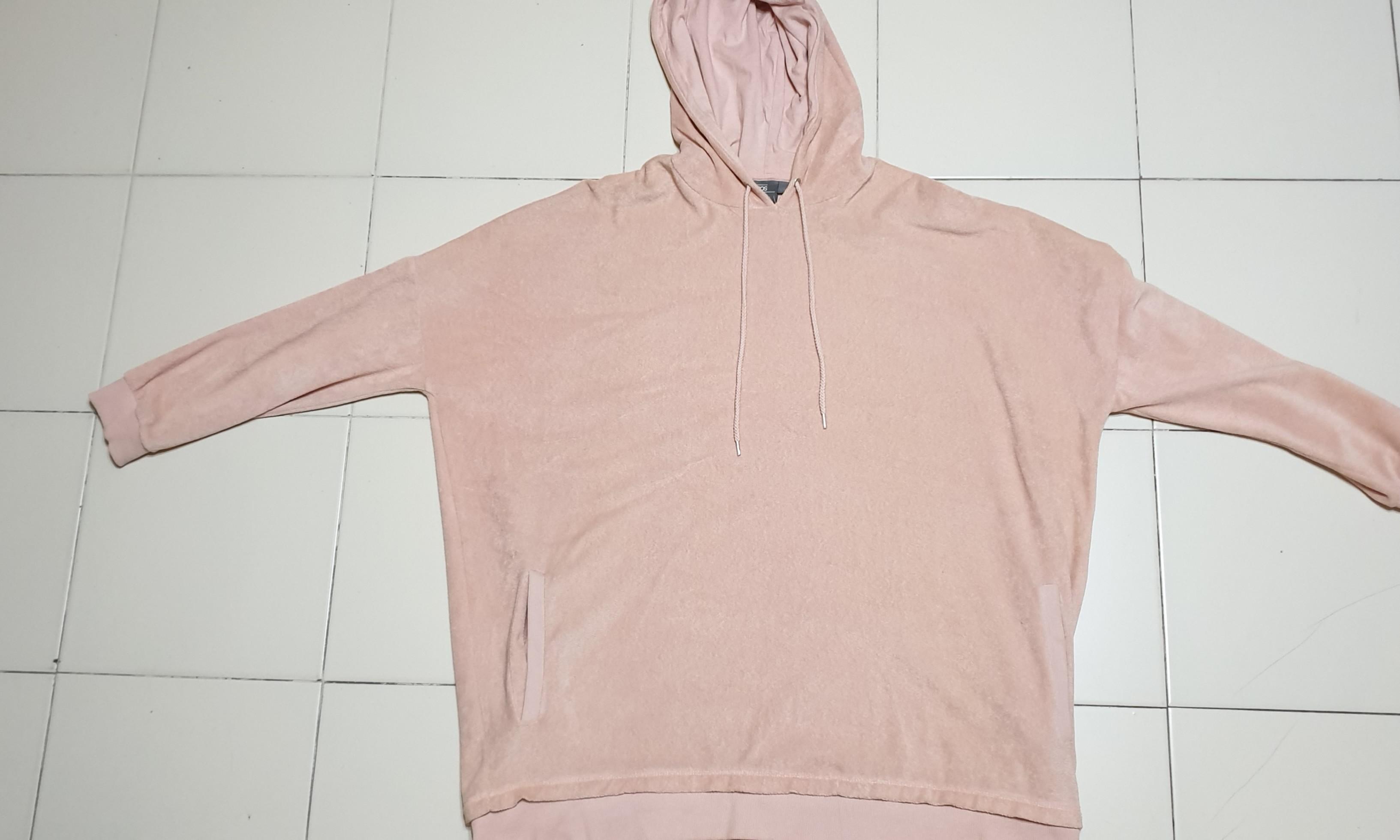 asos mens pink hoodie
