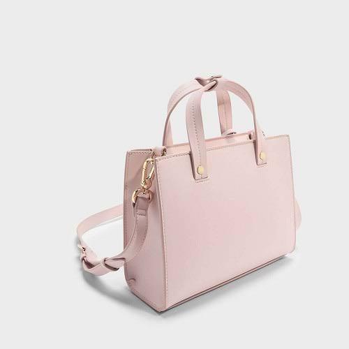 structured top handle bag charles and keith
