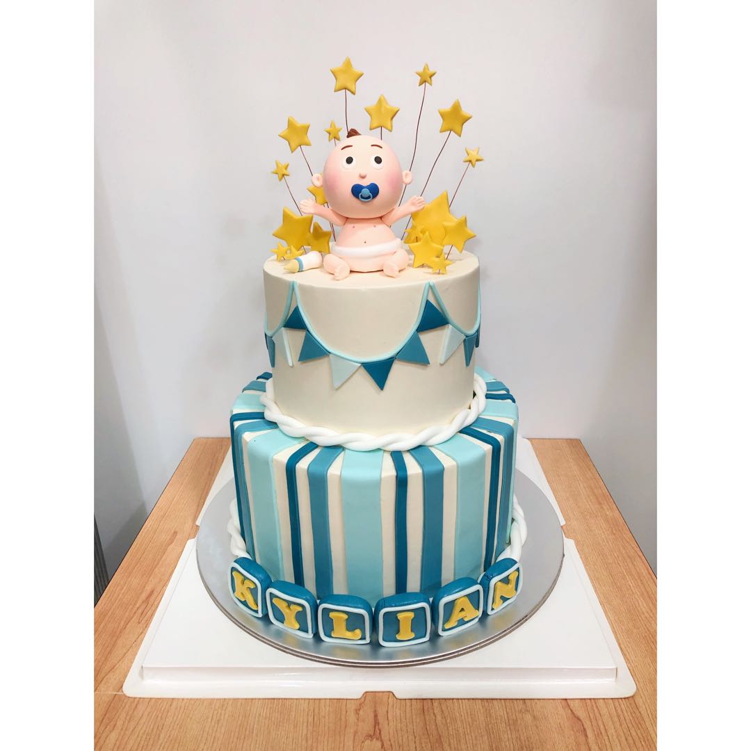 6 Month Birthday Cake Buy Online Quick Delivery - Dough and Cream
