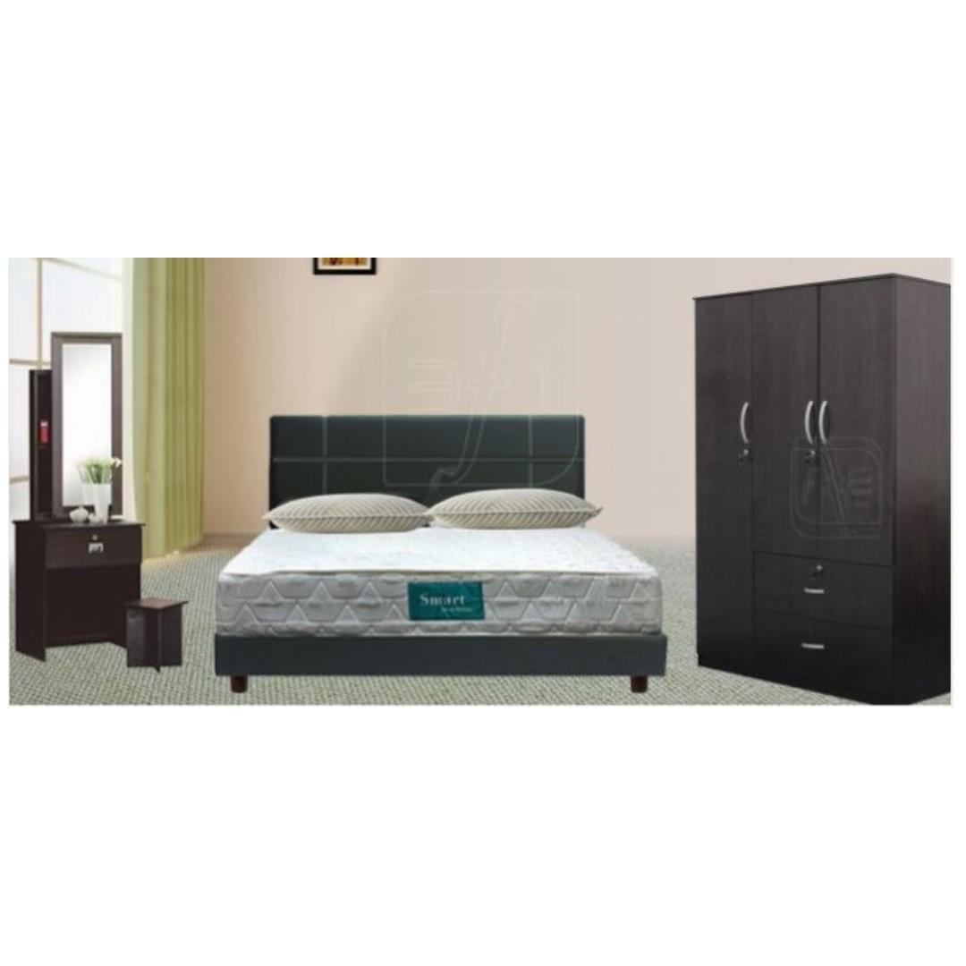 Bedroom Set Bed Set On Carousell