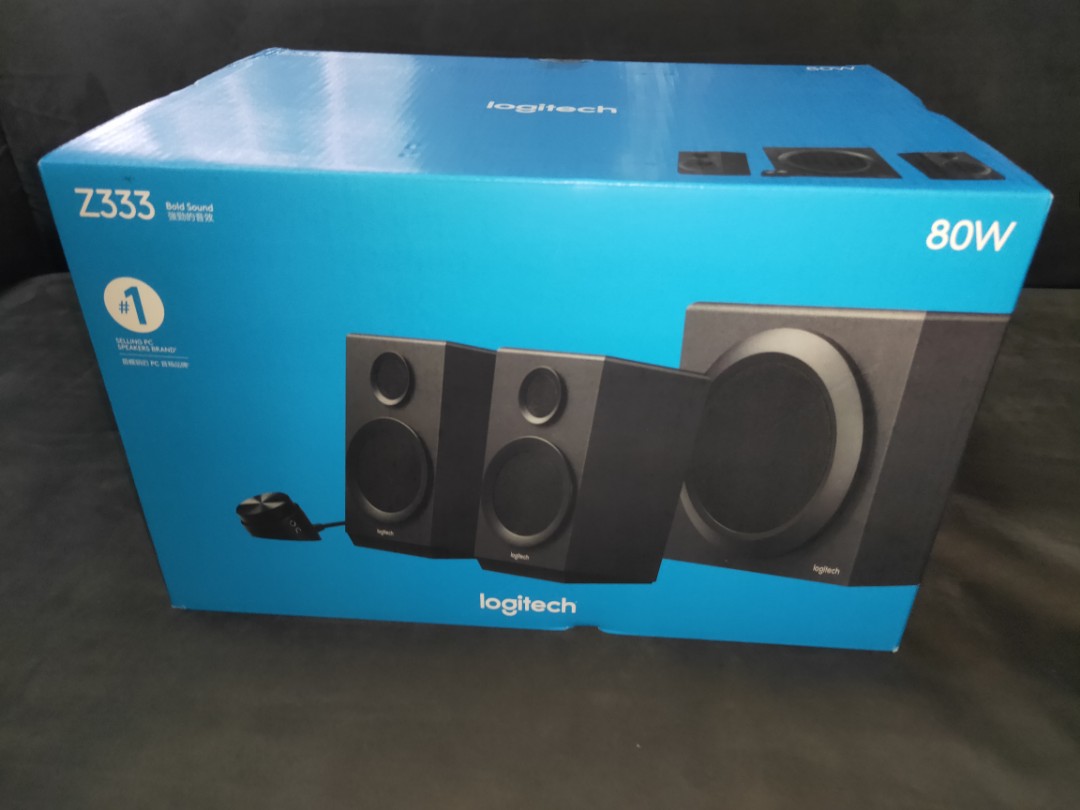 Brand New Logitech Z333 Multimedia Speakers With Subwoofer System