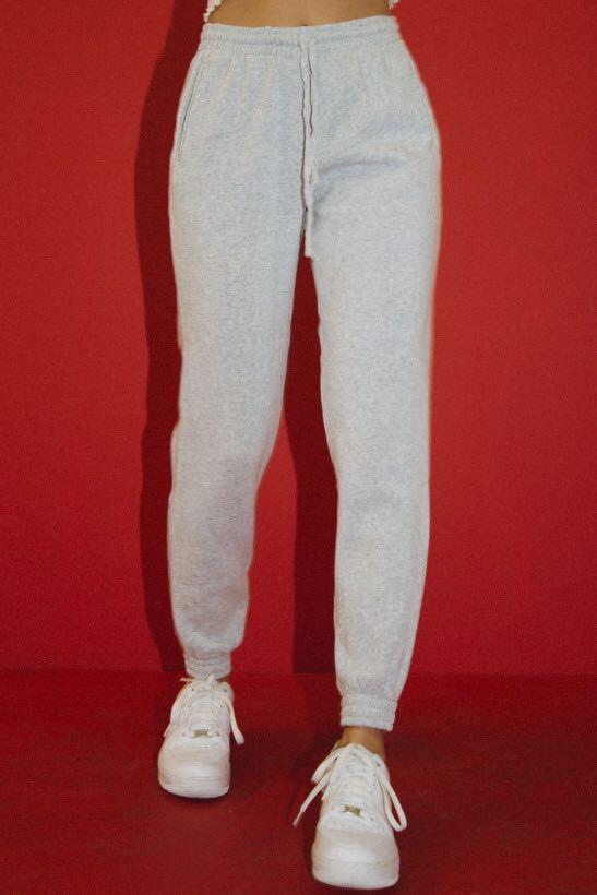 Brandy Melville Rosa grey sweatpants Women s Fashion Bottoms