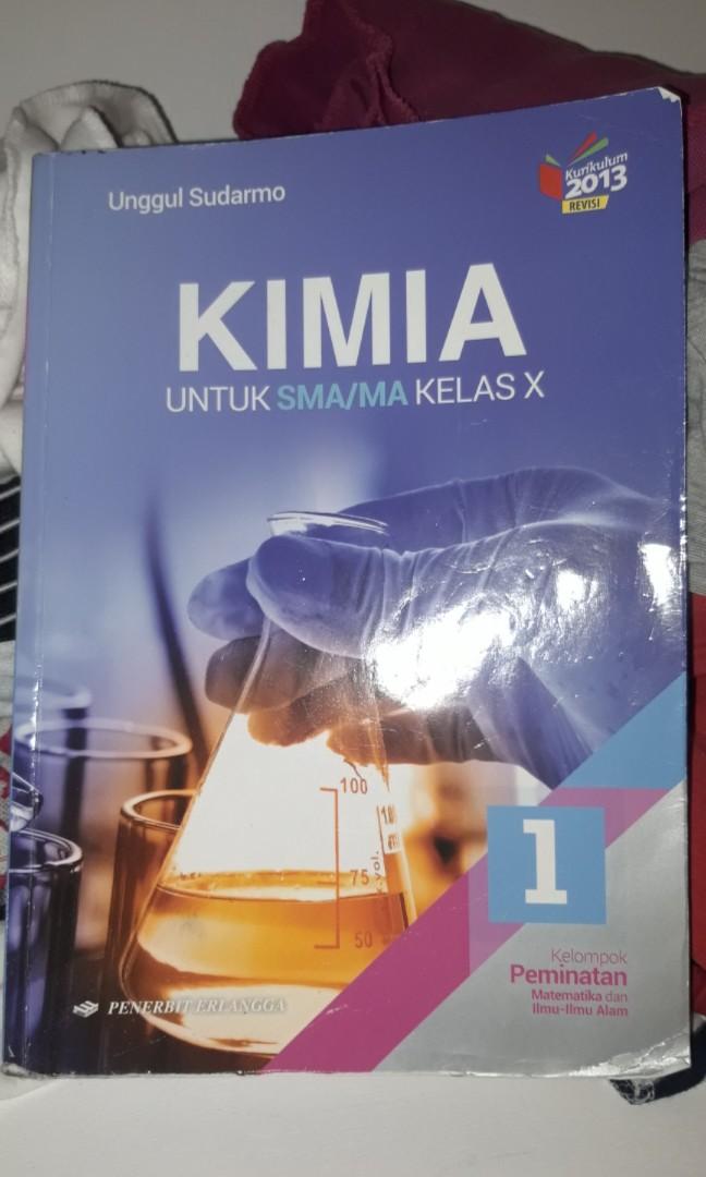 Buku Sma Kelas X Erlangga Revisi Kimia Fisika Biologi Matematika Wajib