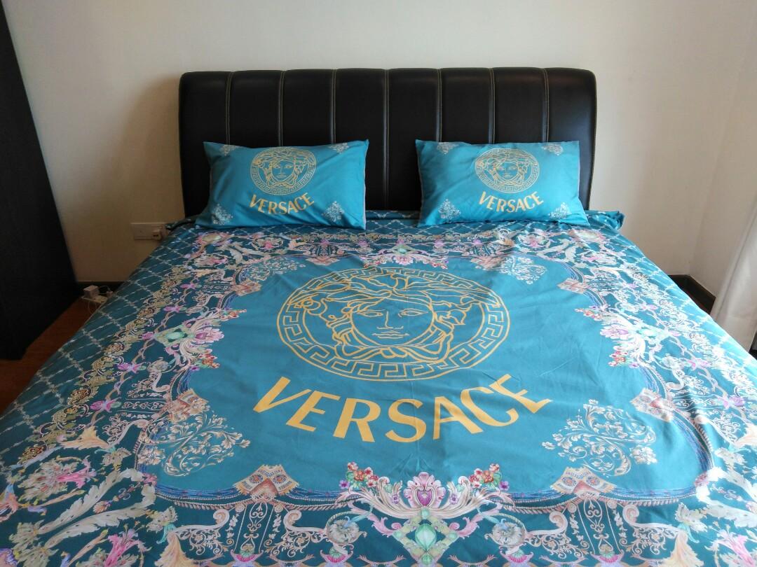 Bedding Cadar Set Comforter Versace King Size Home Furniture