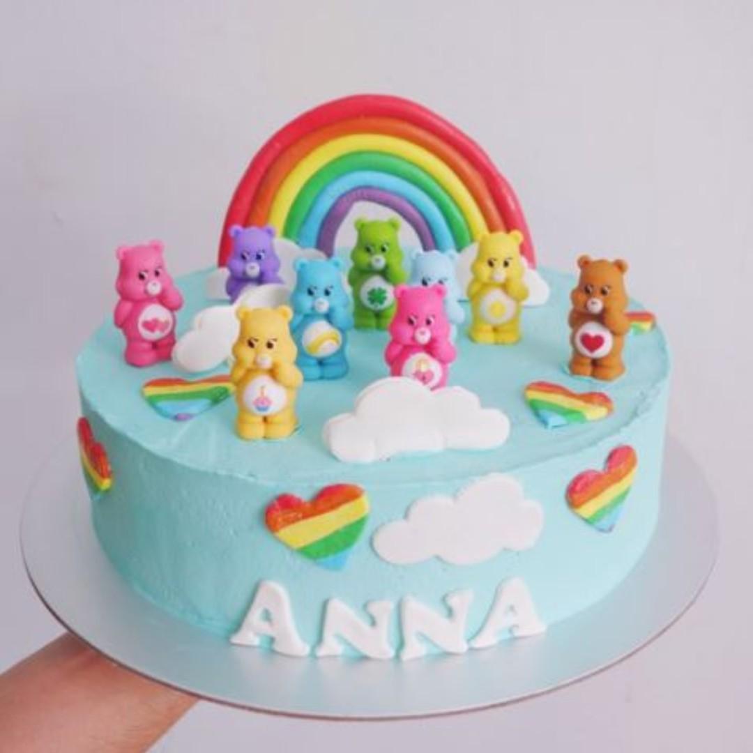 Care Bear Figurine Toy For Cake Topper Or Cupcake Toppers Toys
