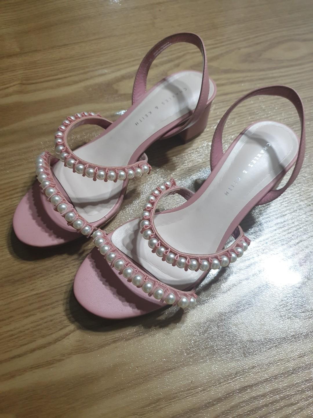 pearl pink heels