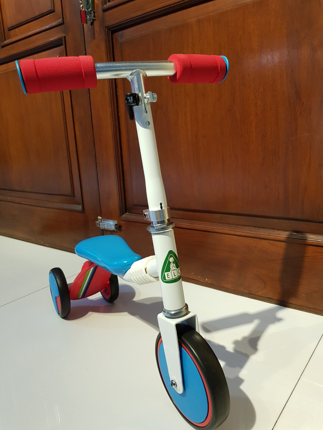 Elc 2 in 1 trike to scooter top