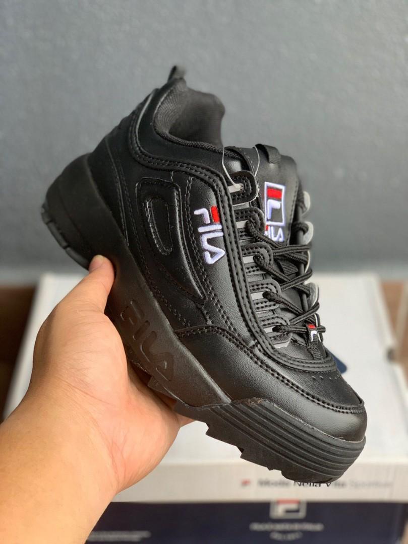 Fila Disruptor ii Black Copy Ori Promo