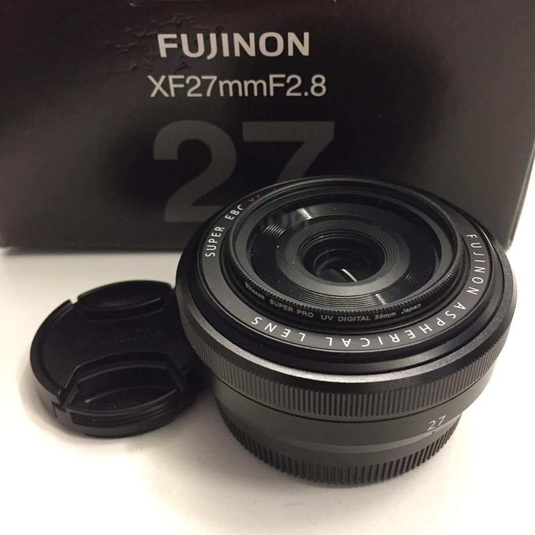 Objectif Fujinon XF 27mm F/2.8 Noir - Pancake Pour Hybrides Fujifilm - Equivalent 41mm, Compact