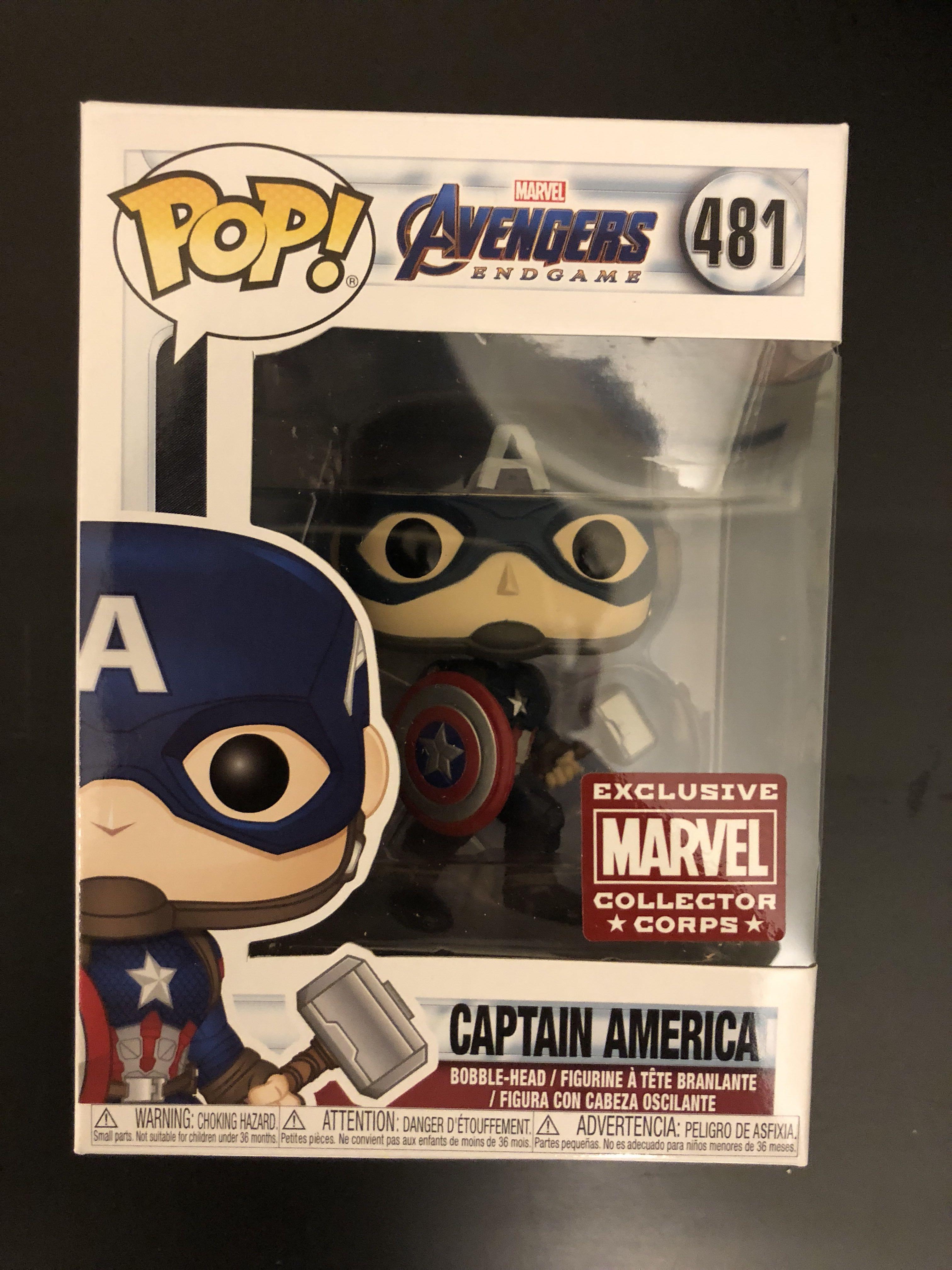 marvel collector corps endgame captain america