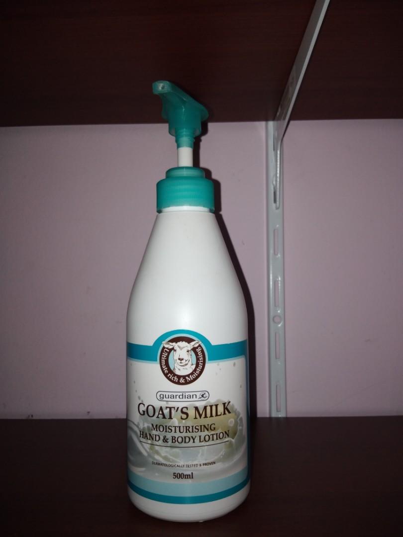 Guardian Goat's Milk body lotion (+400ml), Kesehatan & Kecantikan