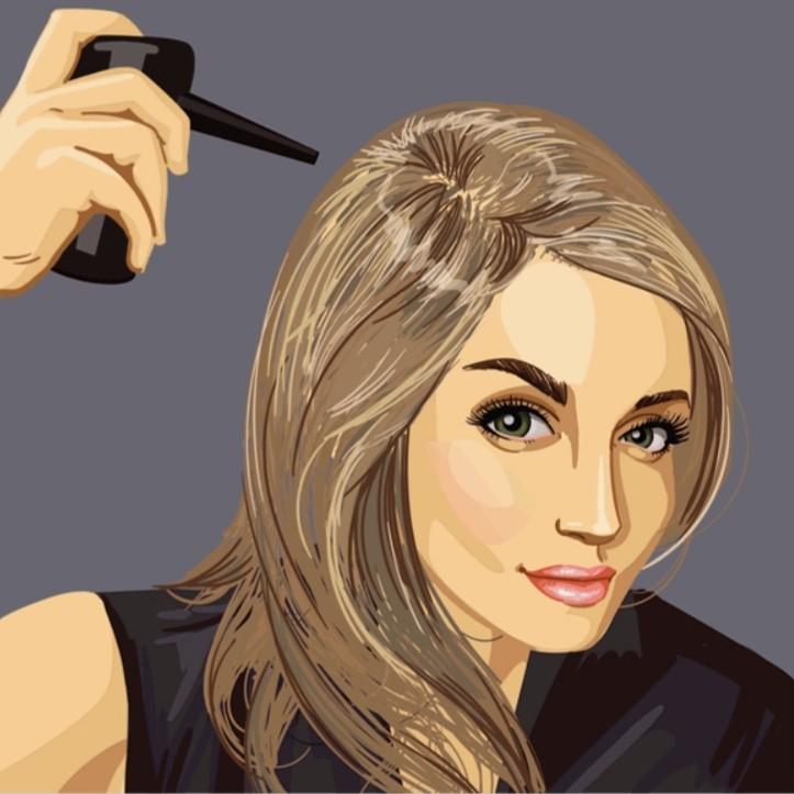 Caboki hair fiber with Applicator spray Dark Brown, Beauty & Personal