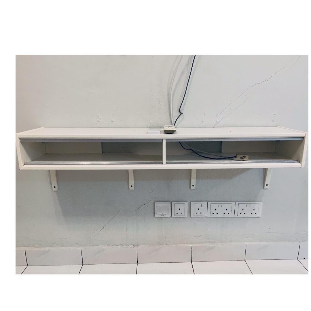 Ikea Hacked Ramsatra Media Wall Shelf Shelf Bracket Home Furniture Others On Carousell