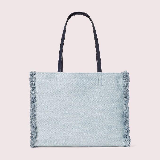 Kate spade sam denim tote sales