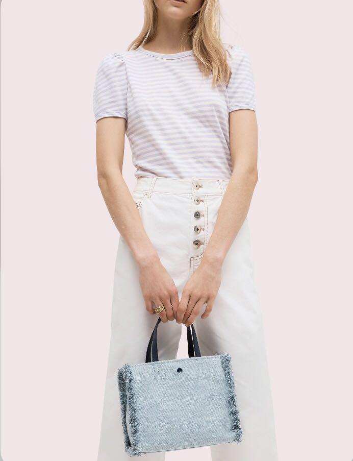 Sam denim medium outlet satchel