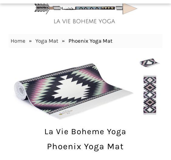 La Vie Bourne Yoga Mat On Carousell