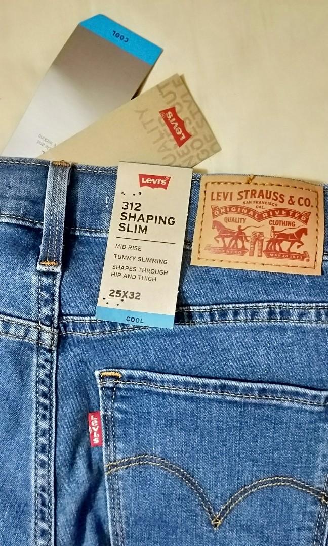 312 levis shaping slim jeans