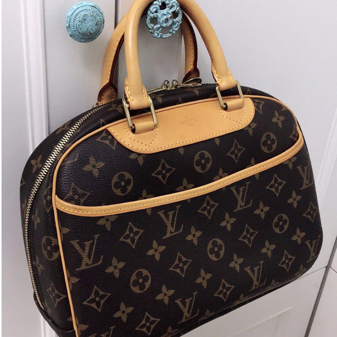 louis vuitton lv authentic trouville monogram bag luxury bags wallets on carousell