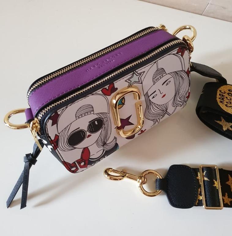 Marc Jacobs Snapshot Anna Sui with Two Lady Crossbody Bag, Women's Fashion, Bags & Wallets