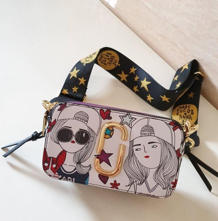 Marc Jacobs Snapshot Anna Sui with Two Lady Crossbody Bag, Women's Fashion, Bags & Wallets