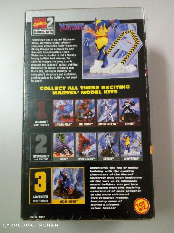 Marvel Comic Wolverine Model Kits, Hobbies & Toys, Toys & Games on ...
