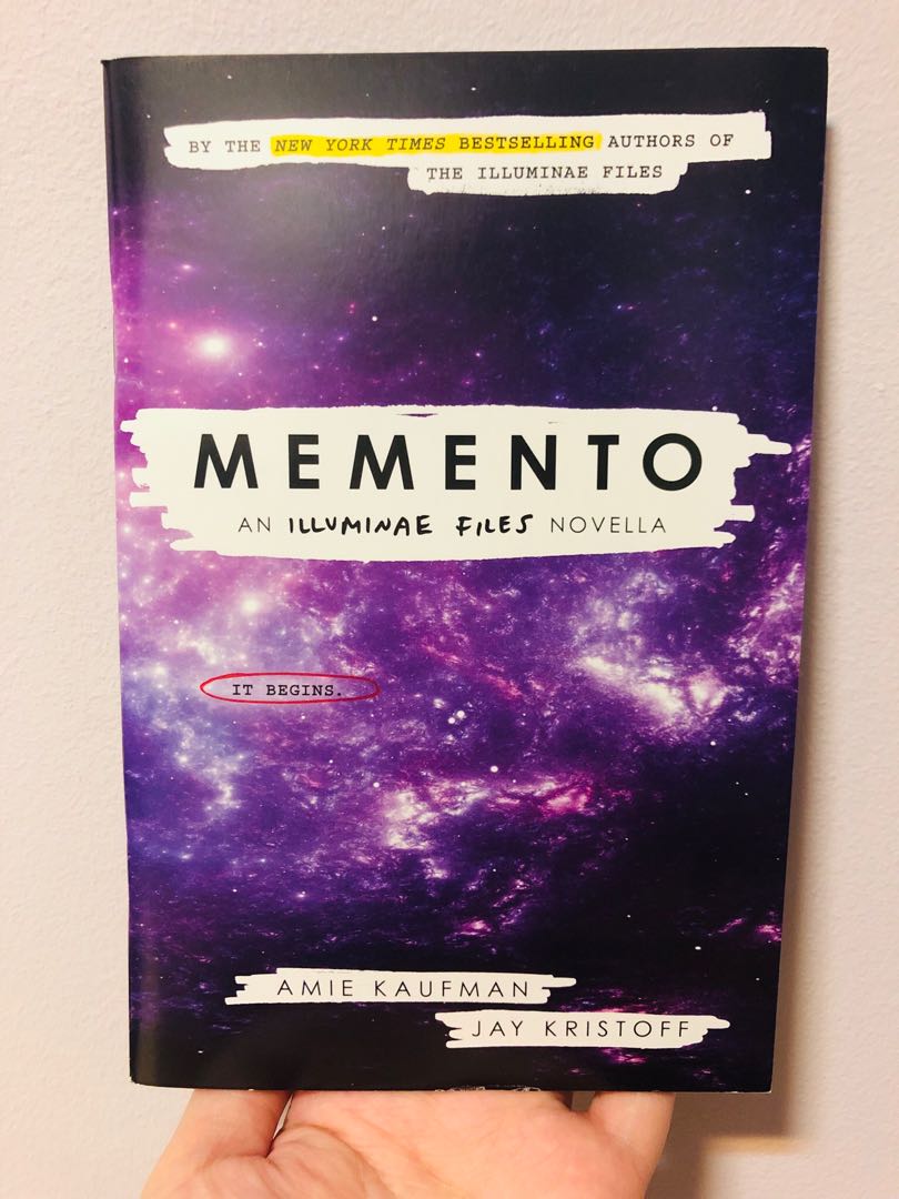 Memento Illuminae Files 3 5 Jay Kristoff Amie Kaufman Books Stationery Fiction On Carousell