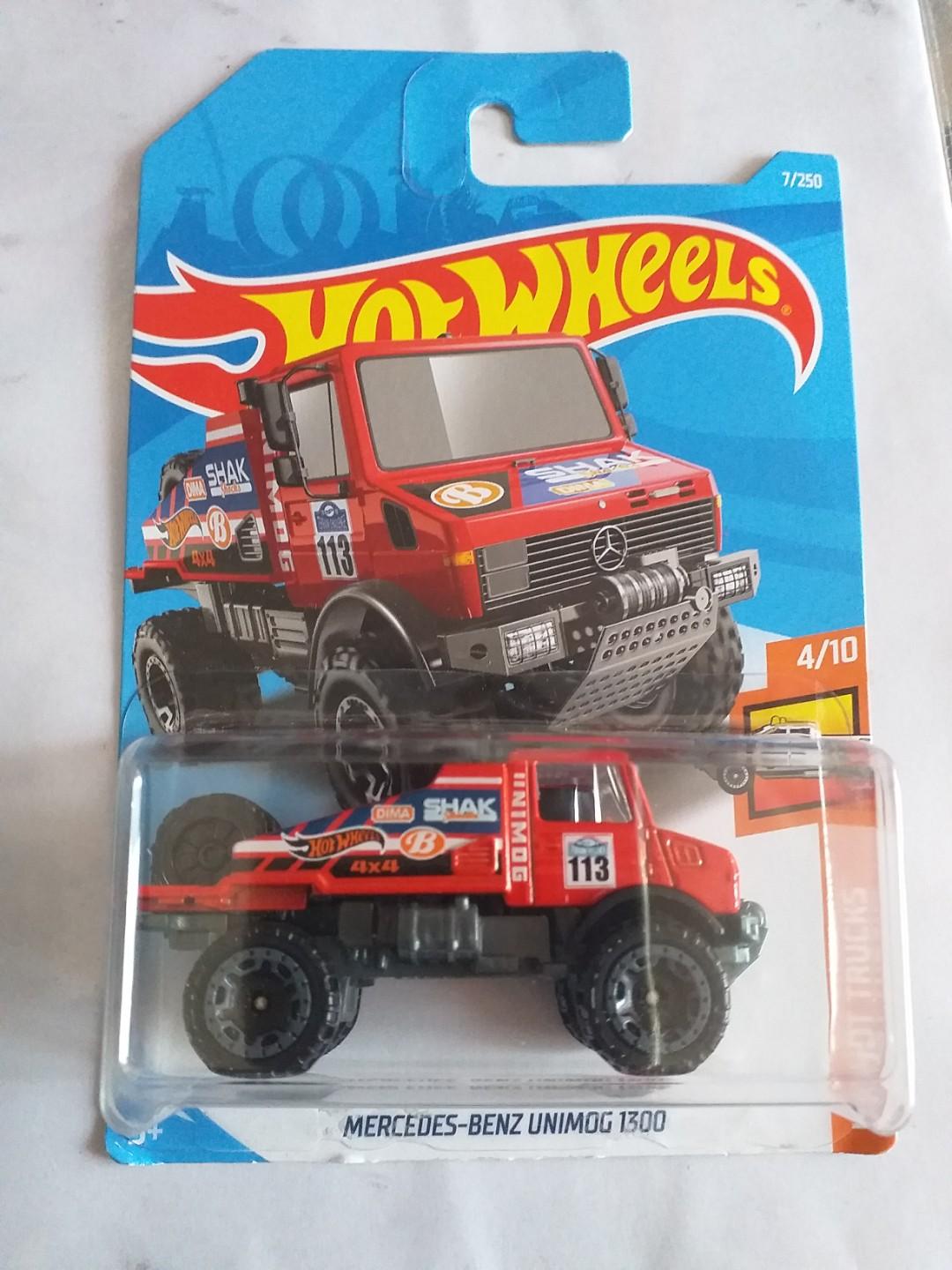 hot wheels mercedes unimog