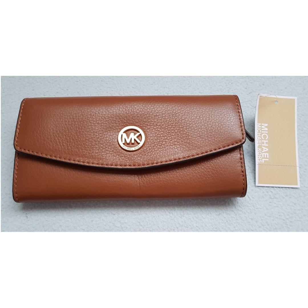 slim michael kors wallet
