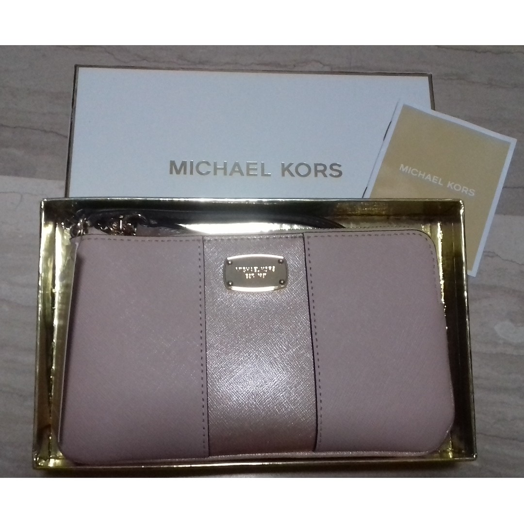 michael kors met center stripe wallet