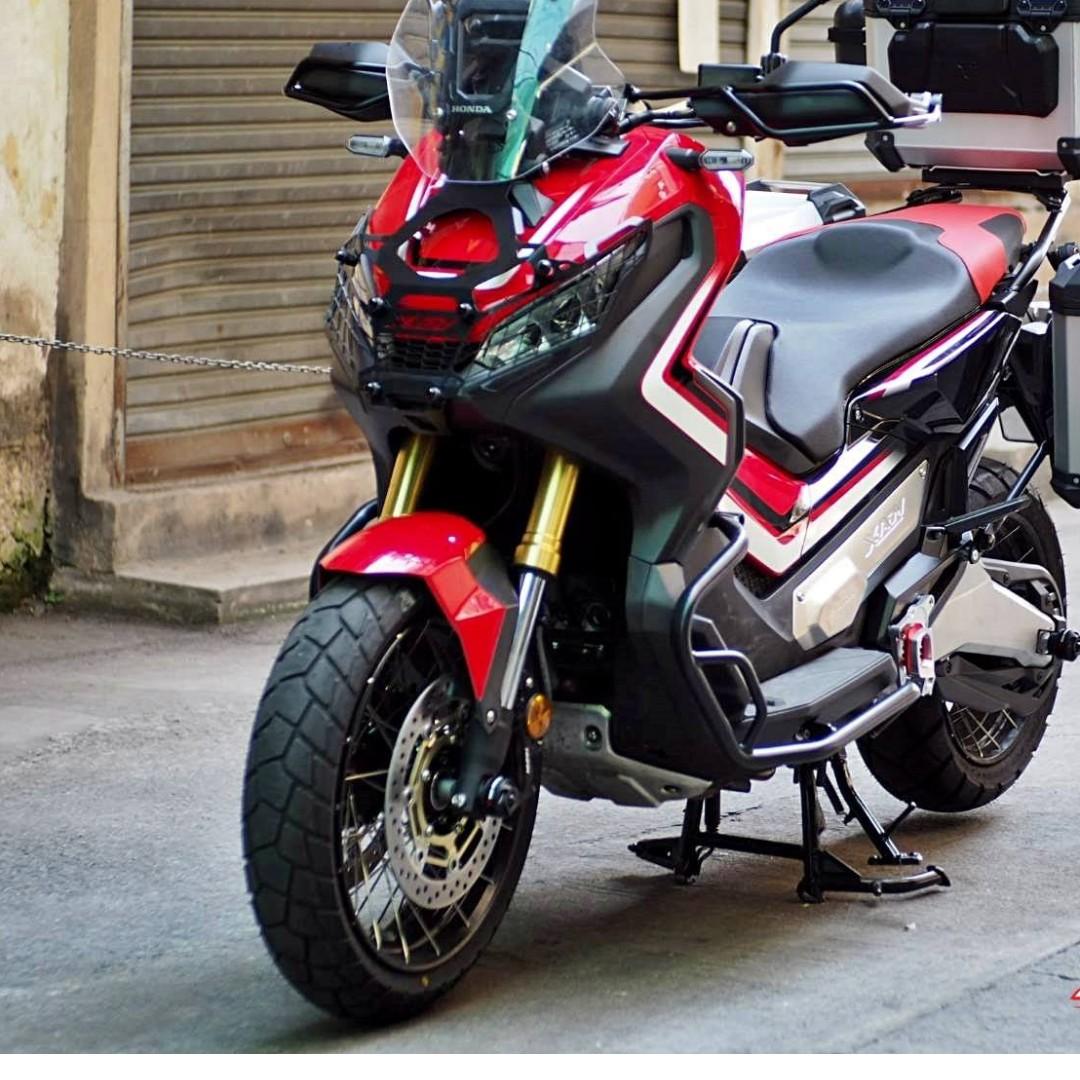 Moto Addict Singapore Honda X Adv 750 Version 1 Steel Head Light Guard Ready Stock Promo Do Not Pm Kindly Call Us Kindly Follow Us Motorcycles Motorcycle Accessories On Carousell