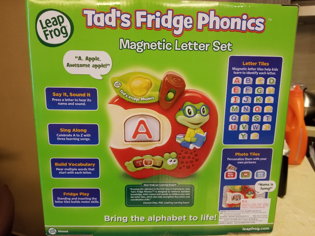 leapfrog fridge phonics apple