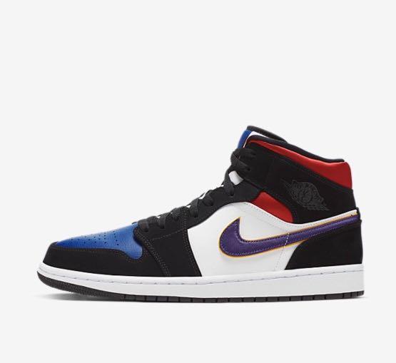 Nike air jordan 1 mid se lakers top 3 outlet