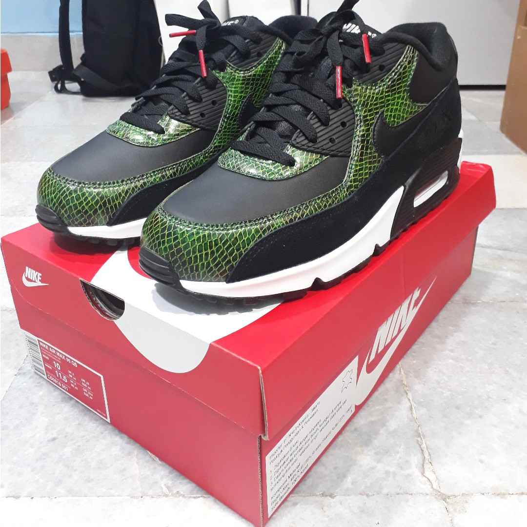 Nike air max 90 qs python green clearance