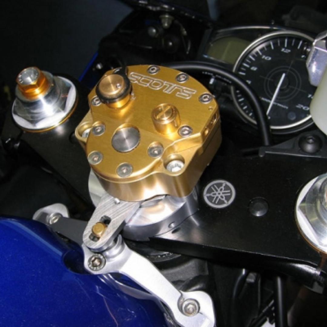 Ohlins/Scotts Rotary Steering Damper (Extremely new!!), Motorcycles
