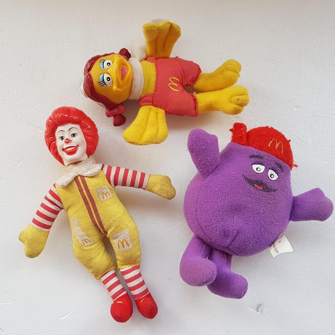 original ronald mcdonald stuffed doll