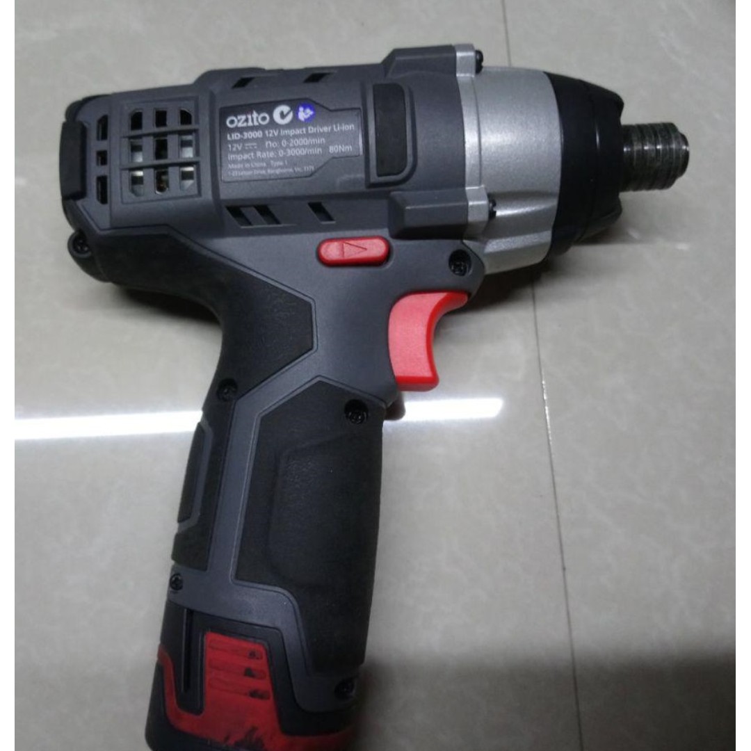 Ozito LID3000 12v Impact Driver Li ion Furniture Home Living