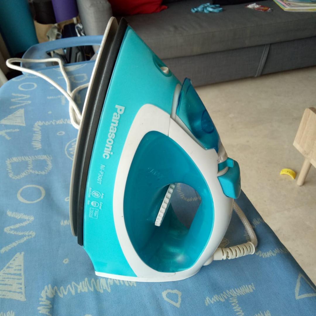 Panasonic Iron + Ironing Board, Furniture & Home Living, Cleaning